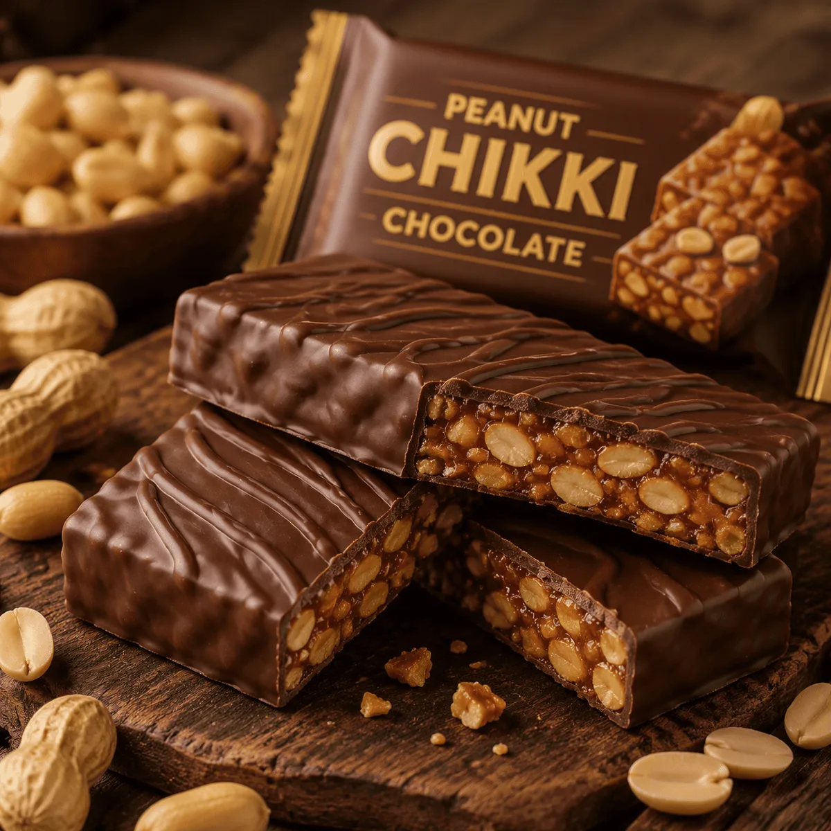 Peanut Chikki Chocolate